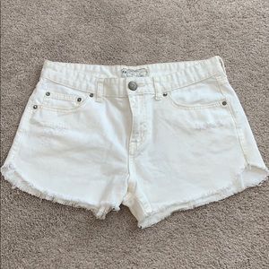 Free people white shorts